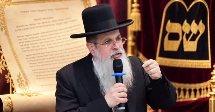 הרב שבתי לוי נושא דברים