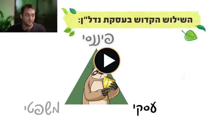 גרפיקה ומושגי יסוד בעסקאות נדל״ן