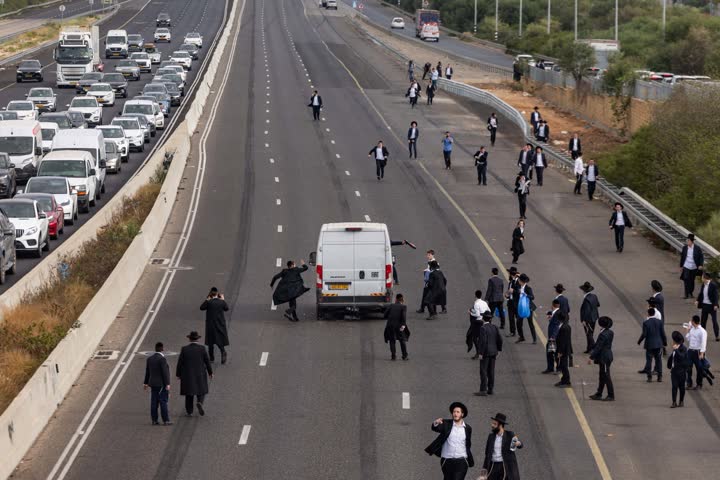 היערכות כוחות הביטחון בכבישים