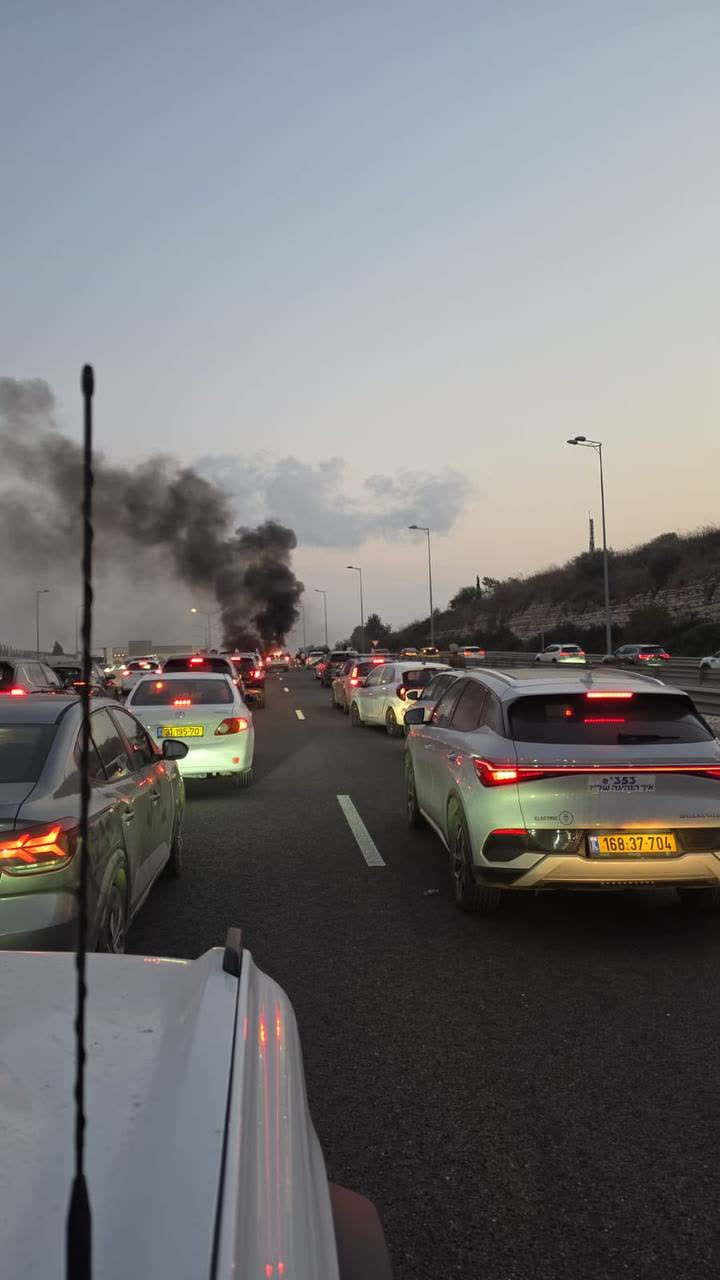 עומסי תנועה בעקבות ההפגנה
