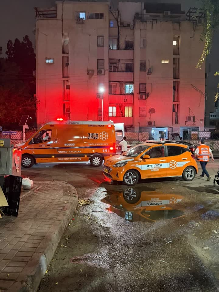 כוחות חירום בזירת האירוע בבני ברק