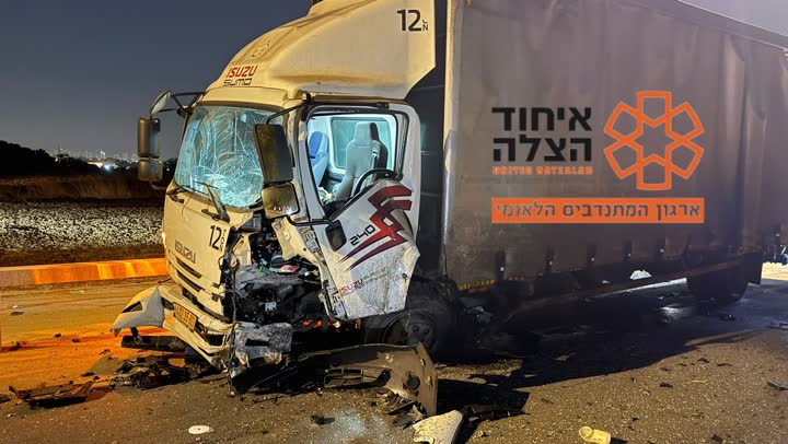 זירת תאונת הדרכים באחיעזר