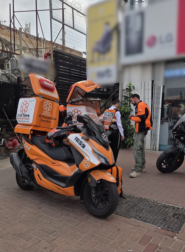 אופנועי חירום של איחוד הצלה בשטח