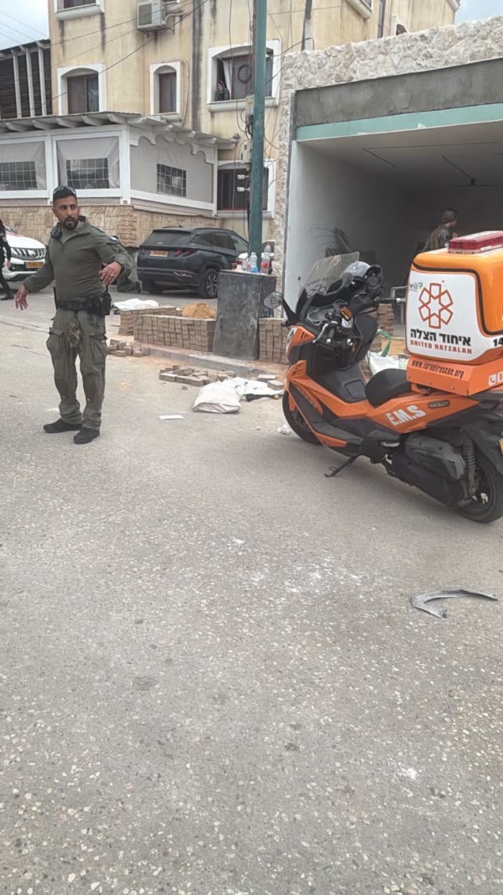כוחות רפואה בזירת האירוע בטייבה