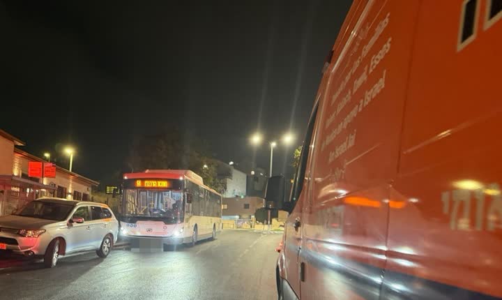 זירת תאונת דרכים בבית שמש