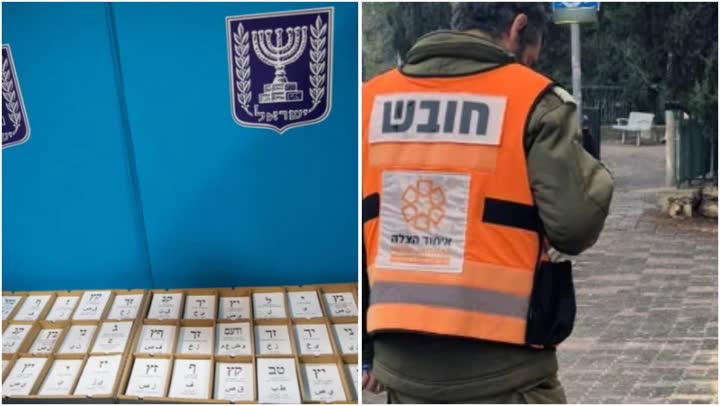 קלפי בחירות ואיש רפואה בשטח