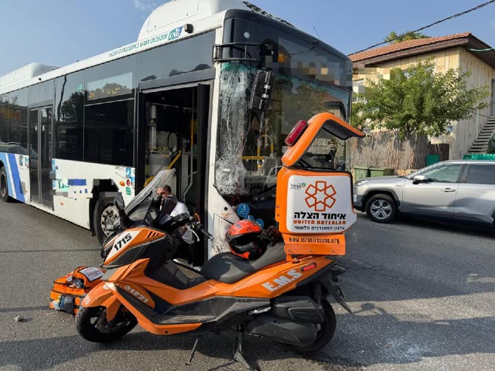 זירת התאונת דרכים במבשרת ציון
