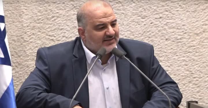 יו״ר רע״ם נואם על דוכן הכנסת